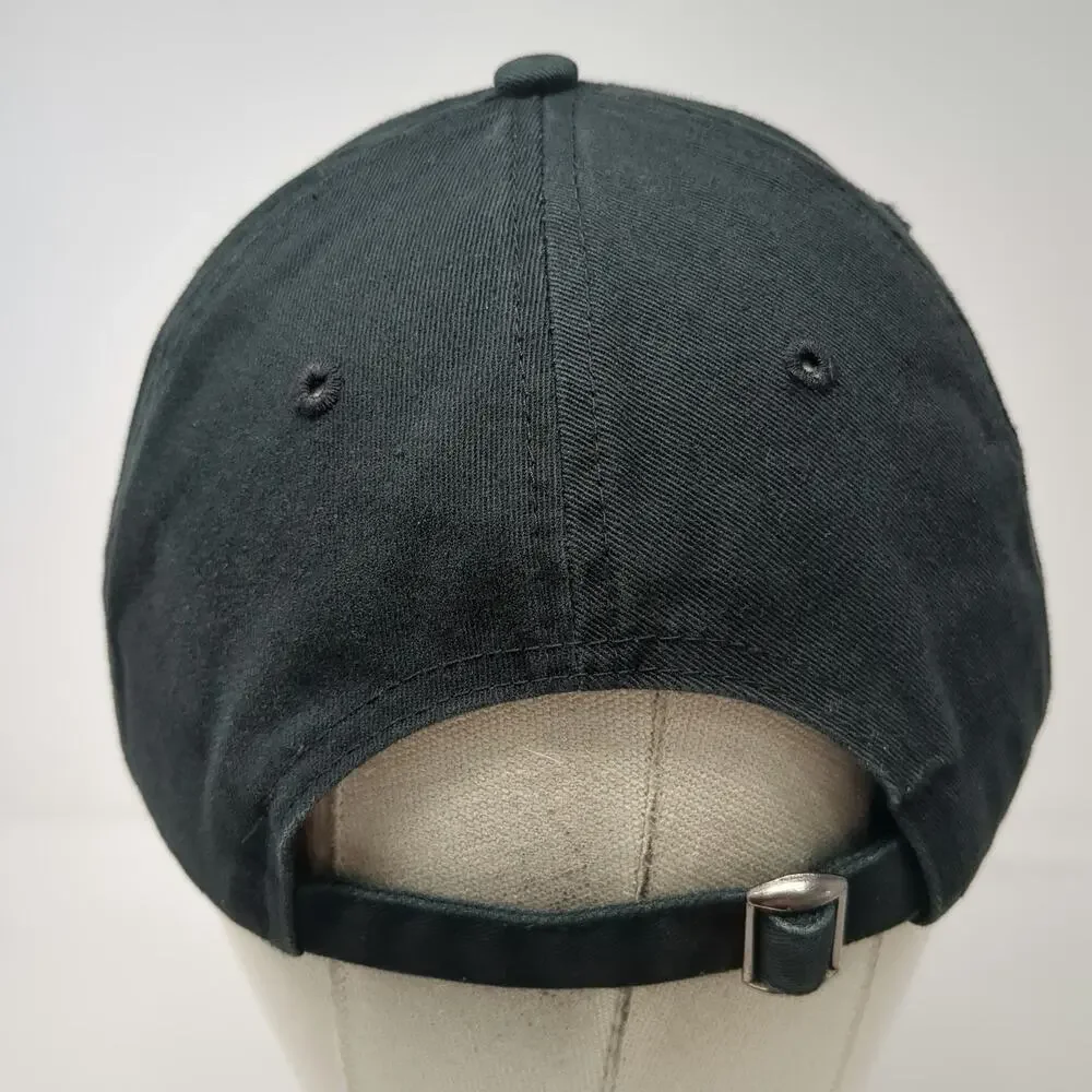 Fahrenheit Baseball Cap Black OS Embroidered Moxie Logo Hat Slideback Cotton